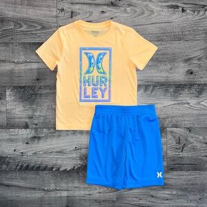 NWOT Boys Hurley Logo Tee and Shorts Set